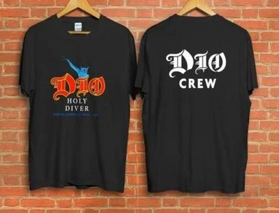 Vintage Dio Holy Diver Tour Koncert Nové Tričko Gildan Tričko Oboustranné