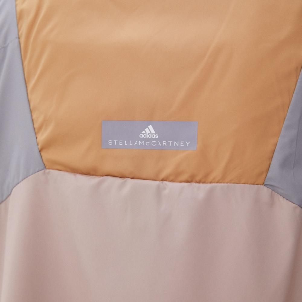 Adidas X Stella McCartney Adizero Comfortable Windproof Waterproof Casual Long Sleeve Jacket Women Jacket Pearl-Gray Brown-Yellow Ice-Pink FK9676