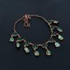Emerald Necklace, Copper Electroformed Necklace Gemstone Jewelry, Handmade Necklace Amazing Jewelry, Gift For Her