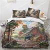 Van Gogh Ελαιογραφία Σετ Κλινοσκεπασμάτων Queen King Size Διακόσμηση Υπνοδωματίου Πάπλωμα Και Μαξιλαροθήκη Οικιακό Υφασμα