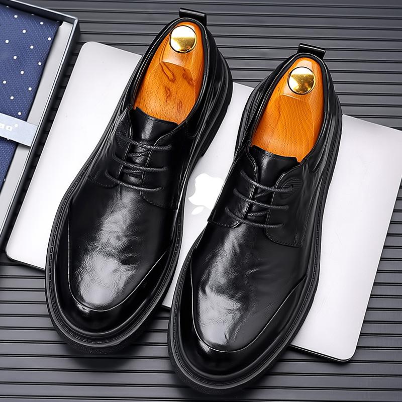 Italy Dress Shoes Mens Patent Leather Shoes for Men Black Mens Loafers Shoes Luxury Office 2025 Chaussure Homme