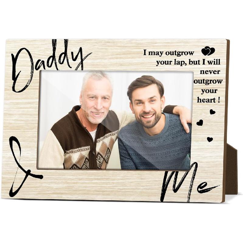 Dad of All The Walks We've Taken Together This One Is My Favorite Wedding frames Wedding photo frames for Father of Bride Gifts Wooden Picture Frames
