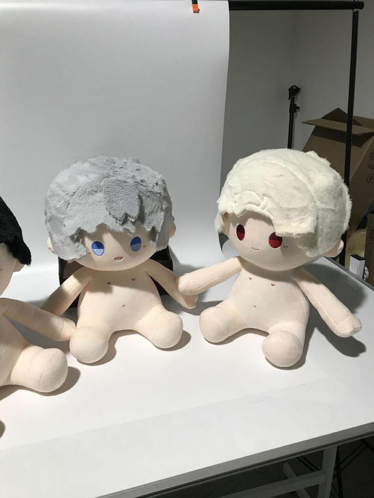 Love & Deep Space 40cm Rabbit Hair Cotton Doll - Qi Yu Shen Xinghui Li Shen Qin Che Anime Game Merchandise