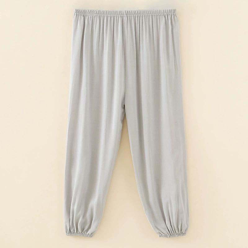 Children's Bloomers Boys and Girls Artificial Cotton Trousers Pajamas Mosquito Pants Performance Elastic Waist Trousers Spring and Summer