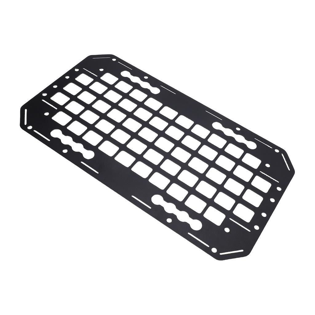 Truck Bed Molle Panel 10.51x19.25x0.08in Aluminium Side Truck Bed Molle Panel Rack System for Sedans SUVs Pickups