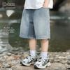 Little Elephant Hamm Boy's Summer Mid-Length Denim Shorts