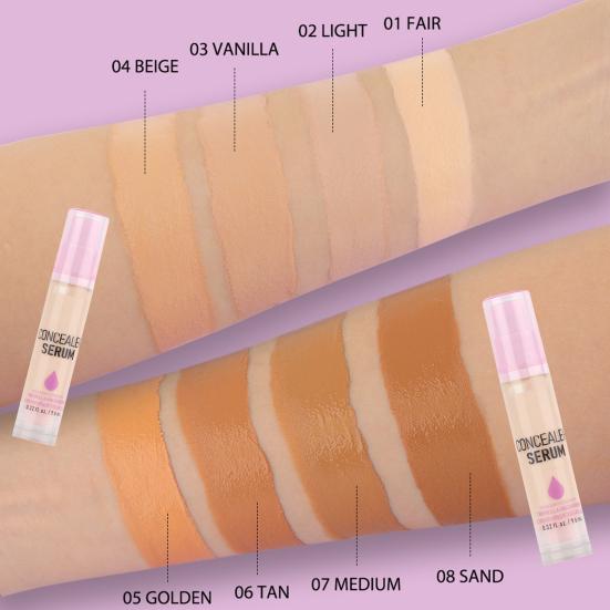 

Yousheng 9.6 мл водостойкая консилерная жидкая основа с длительным матовым эффектом легкая жидкая основа для полного покрытия