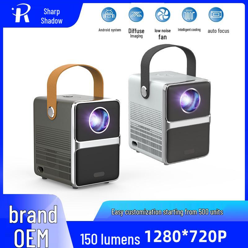 

V2 2026 High-Brightness Home Theater Projector for Living Room and Bedroom Multimedia чорний
