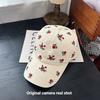 1pc Flower Brim Print Baseball Cap for Women,Sweet Leisure Sports Retro Embroidered Sun Hat,suitable for Daywear,travel,outdoor