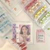 3-Zoll Transparenter Foto-Karten-Ordner Kpop Mini-Fotoalbum Idol-Fotokartenhalter Loseblatt-Idol-Kartenhülle Buch