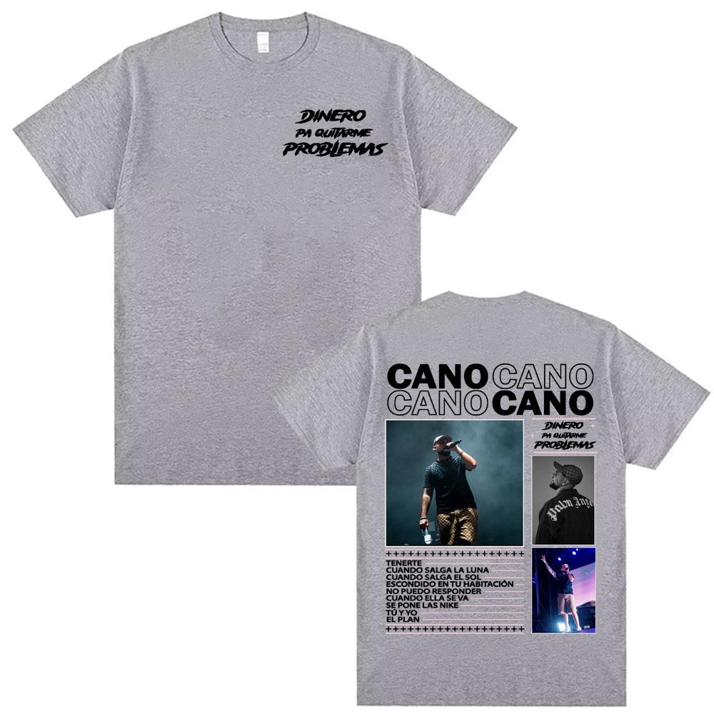 2025-26 Rapper Cano Triana's New Album 2025 Tour Merch T-shirt Men's Harajuku Fashion Trend T-shirt High Quality Cotton Top