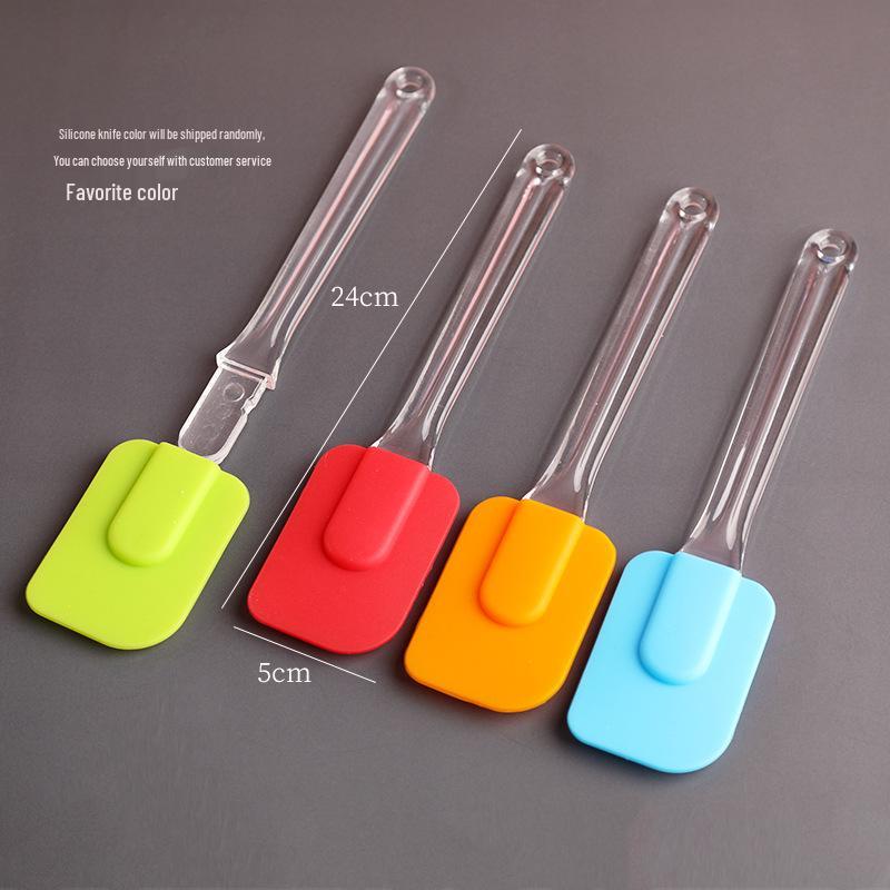 High-Temperature Resistant Silicone Kitchen Scraper for DIY Mixing