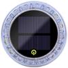 Led Solar Strobe Warning Light Rgb Colorful Night Safety Taillight Flashing Lamp For Cars Trucks Motorcycle Safety Warning