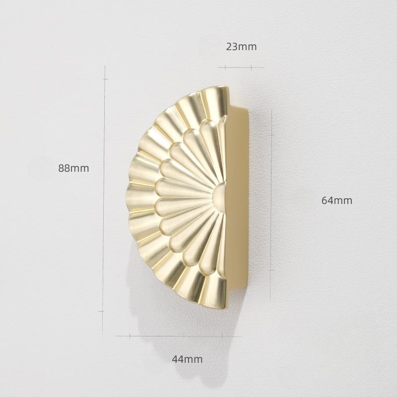 High-End Licht Luxus, Antikbronze Farbe, Halbkreisförmiger Griff, Schrank Schublade, Schranktürgriff, Französisch, Retro Gold, Kleiner Griff