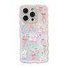 Pink Strawberry Butterfly for IPhone16 Apple 13 Mobile Phone Case 11 Transparent 15promax All Inclusive 14 Sweet