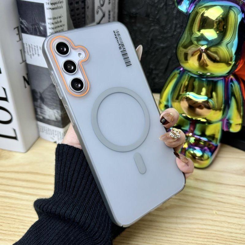 Clear Frosted Phone Case for Samsung Galaxy A57/37/27/17/07 A56/36/26/16/06 A55/35/25/15/05/S A54/34/24/14 Magnetic Wireless Charge Shockproof Cover
