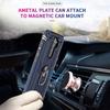 Coque pour Redmi Note 9Pro (6,67") avec Anneau Support Bordure Renforcée Silicone Anti Choc Bleu