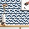Modré geometrické čáry Moderní tapety Osobnost Obchod s oblečením Wall Home Renovace PVC Vodotěsné Zahuštěné Samolepící