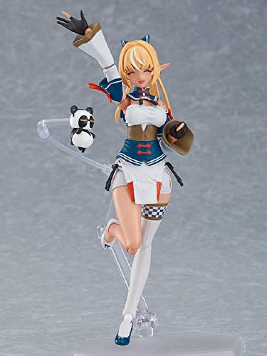 Max Factory Figma Hololive Production Shiranui Flare Plastová malovaná pohyblivá figurka v měřítku