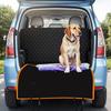 Dog Car Back Seat Cover With Side Flaps Pet Backseat Protector Pad Outdoor RV Vehicle Back Seat Black Carrier Hammock