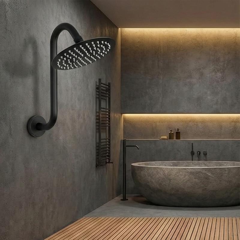 Pack of 2 Easy installs Plastic Shower Head Covers Strong Waterproof Shower Faucet Concealers for Moist Environment