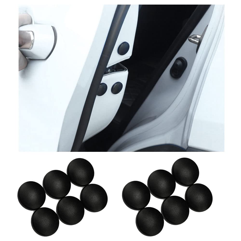 KEGILUH Door Screw Covers for Mazda EV Model Mazda MAZDA6 Sedan Mazda MAZDA6 Wagon Mazda MAZDA2 Mazda Mazda Mazda Mazda Titan Mazda MAZDA2 Car Door чёрный