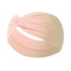 Stretchy Wide Cross Knot Headband for Women Soft Elastic Hair Comfortable Turban Style Wrap for Daily Use Yoga Sports Running