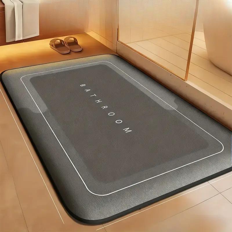 

Швидковисихаючий килимок для ванної кімнати - Нековзкий, абсорбуючий килимок для підлоги з діатомової землі для душу, передпокою, кухні або спальні Килимок для ванної кімнати 40*60cm-Quick-Dry темно-сірий колір