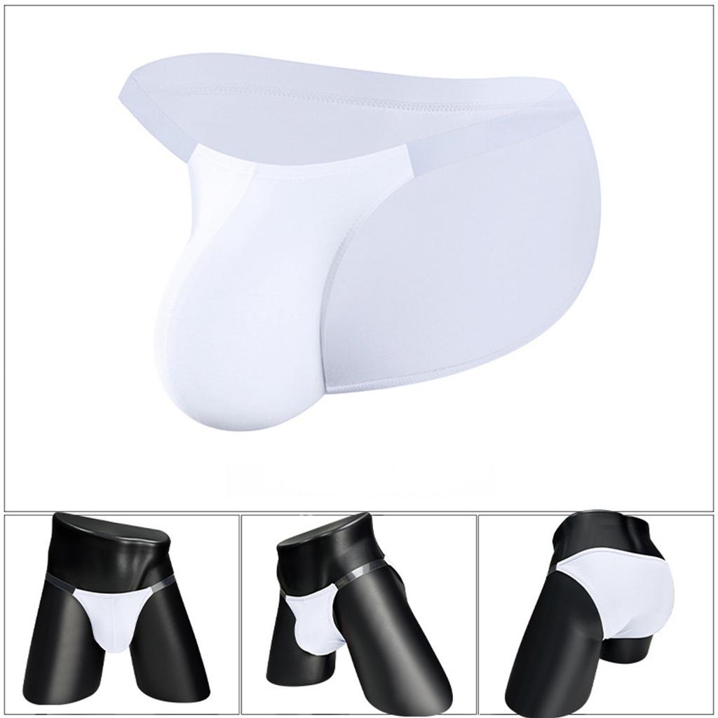 Chiloți Sexy pentru Bărbați, Culoare Solidă, Croială înaltă, Talie joasă, Acoperire Sexy Completă a Șoldurilor