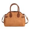 Shoulder Bag Suede Boston Shoulder Bag Handbag Solid Color Tote Bag Slouchy Hobo Bags  Holiday