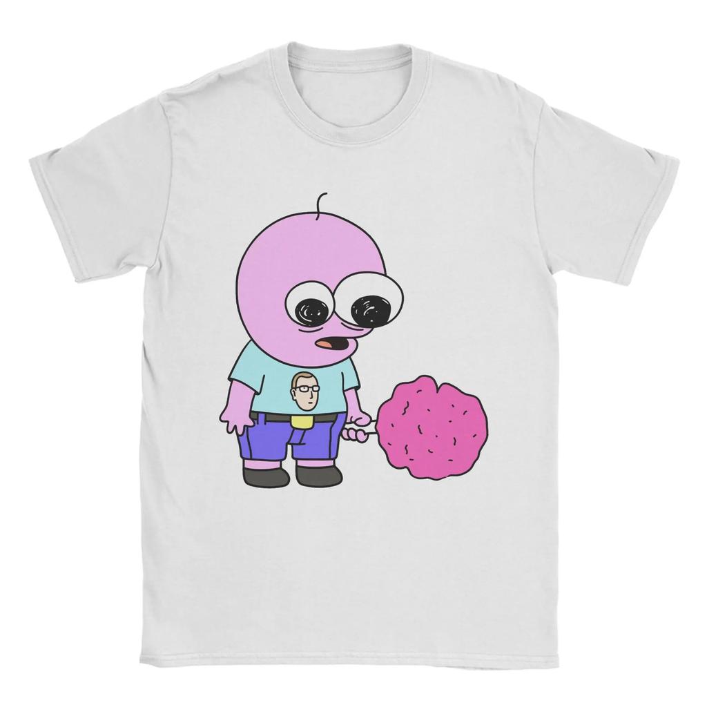 Smiling Friends Glep Flowers T Shirt Men Women Cotton Cool T-Shirt Round Neck Tee Shirt Short Sleeve Tops