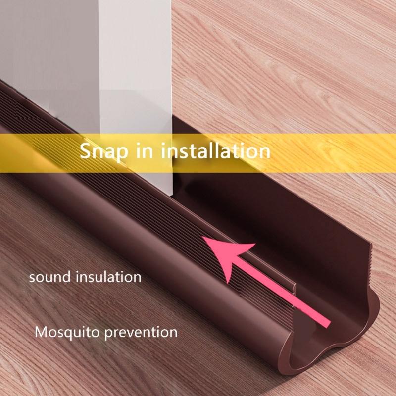 Door Seal Strips Easy to Install Door Bottom Seal Door Soundproofing Strips Suitable for Soundproofing & Weatherproofing
