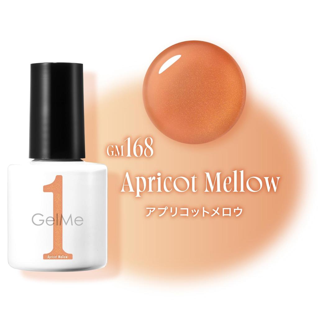Gel Me 1 2026 Standard Color 168 Apricot Mellow Gel Me 1 Self Gel Nail Easy Gel Gel Nail Art Spring/Summer -