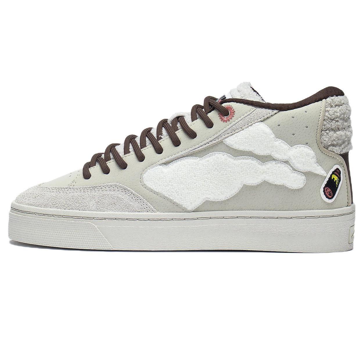 

Pablo Ientile x Li Ning Wave 180 Synthetic Leather, Leather Cushioning Abrasion Resistant Lightweight Mid top AECS053-3 41