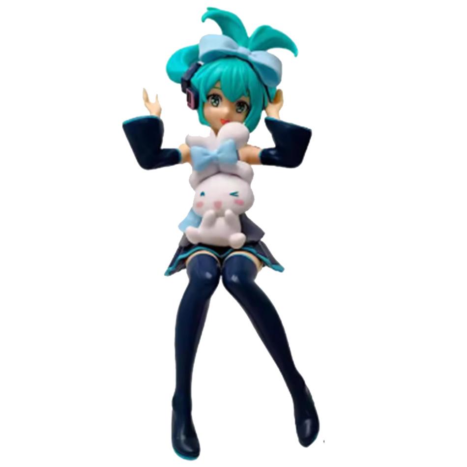 Anime Hatsune Miku X Cinnamoroll Figura De Anime Kawaii Miku Figura De Accin Pvc Coleccin De Adultos Decoracin Modelo Muñeca