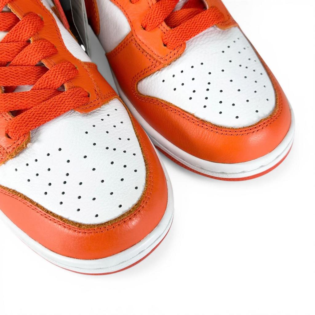 Pristine NIKE High Cut Sneakers DUNK RETRO QS Syracuse Dunk High Orange 26cm Used