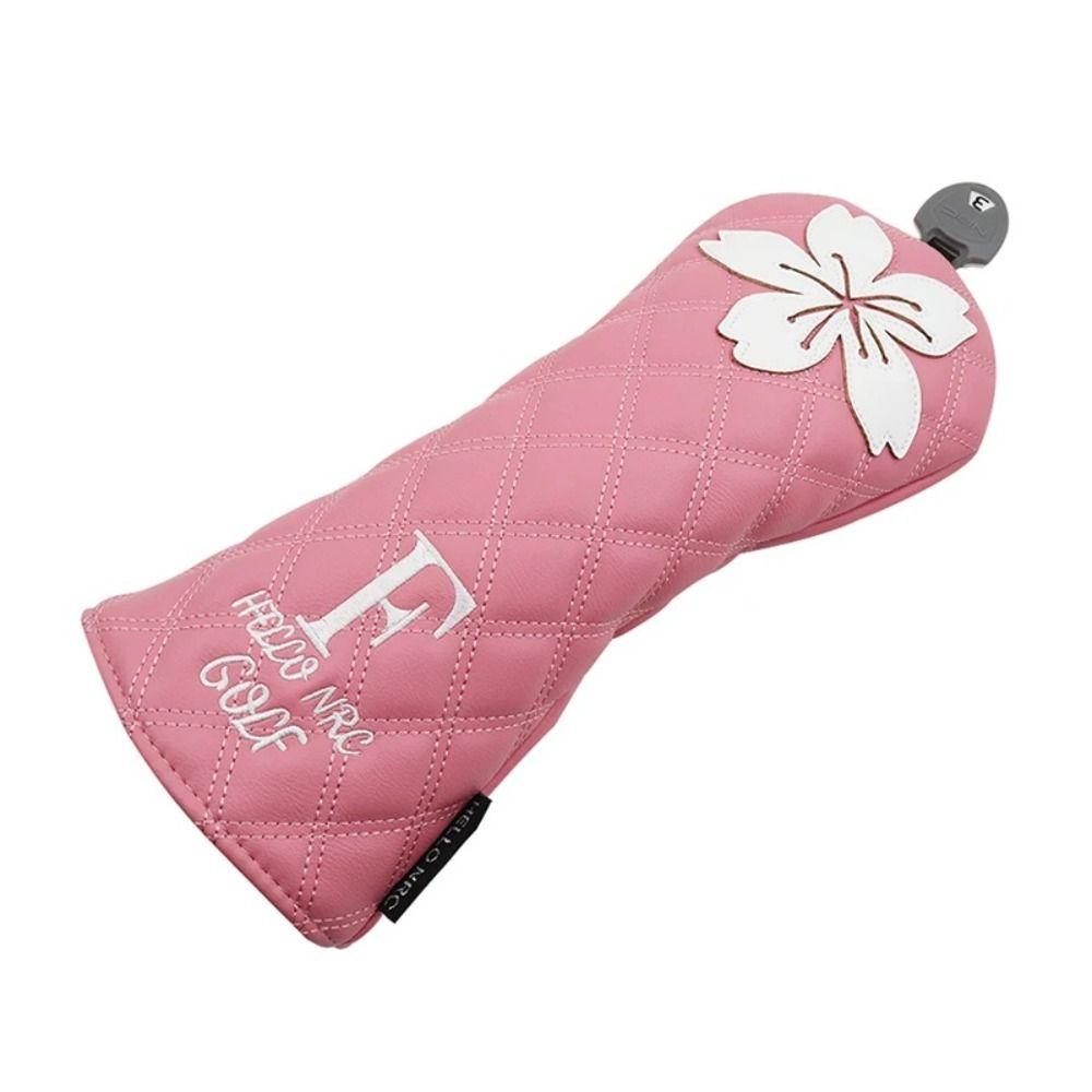 Soft And Durable Golf Club Protector Sakura Pattern Wood Headcover Golf Head Cover Driver Fairway