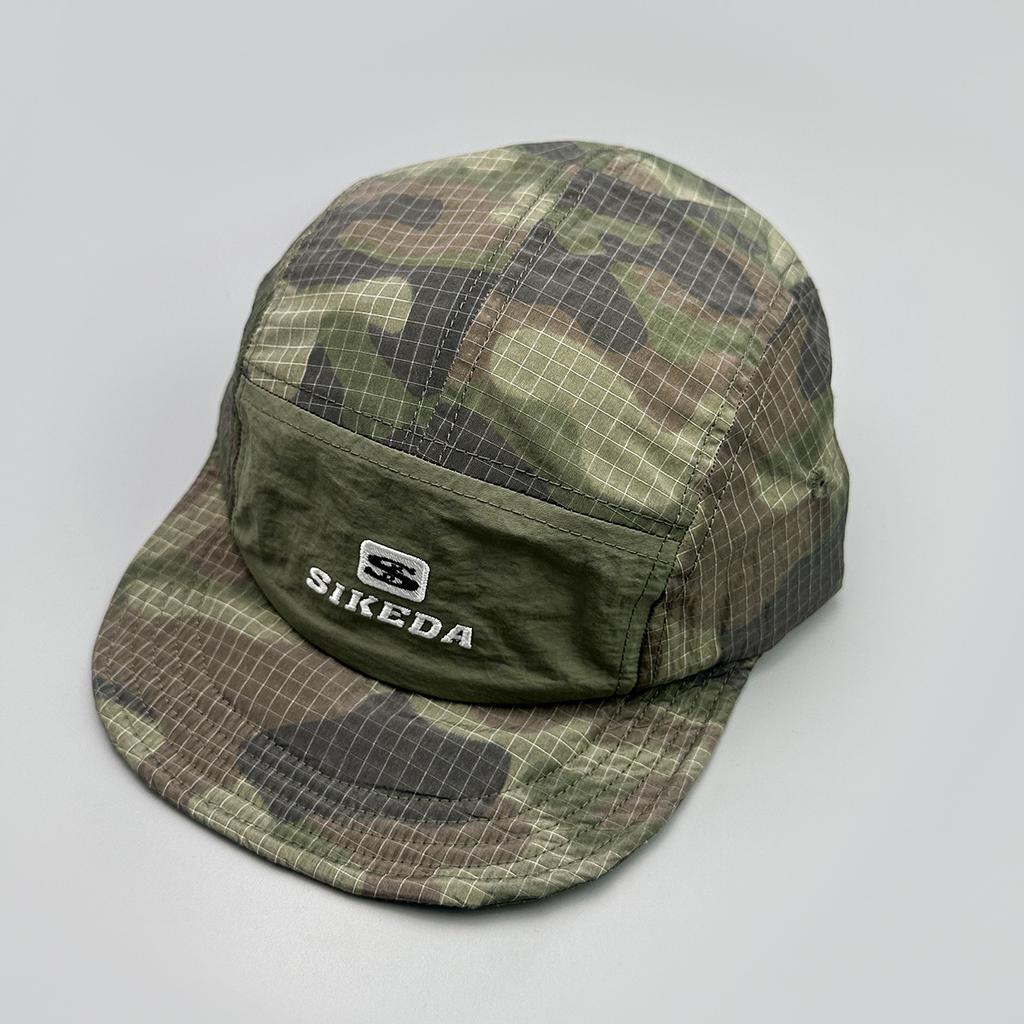 Quick-drying camouflage letter embroidery flat-brimmed baseball cap men's and women's sunshade outdoor camping light board cap