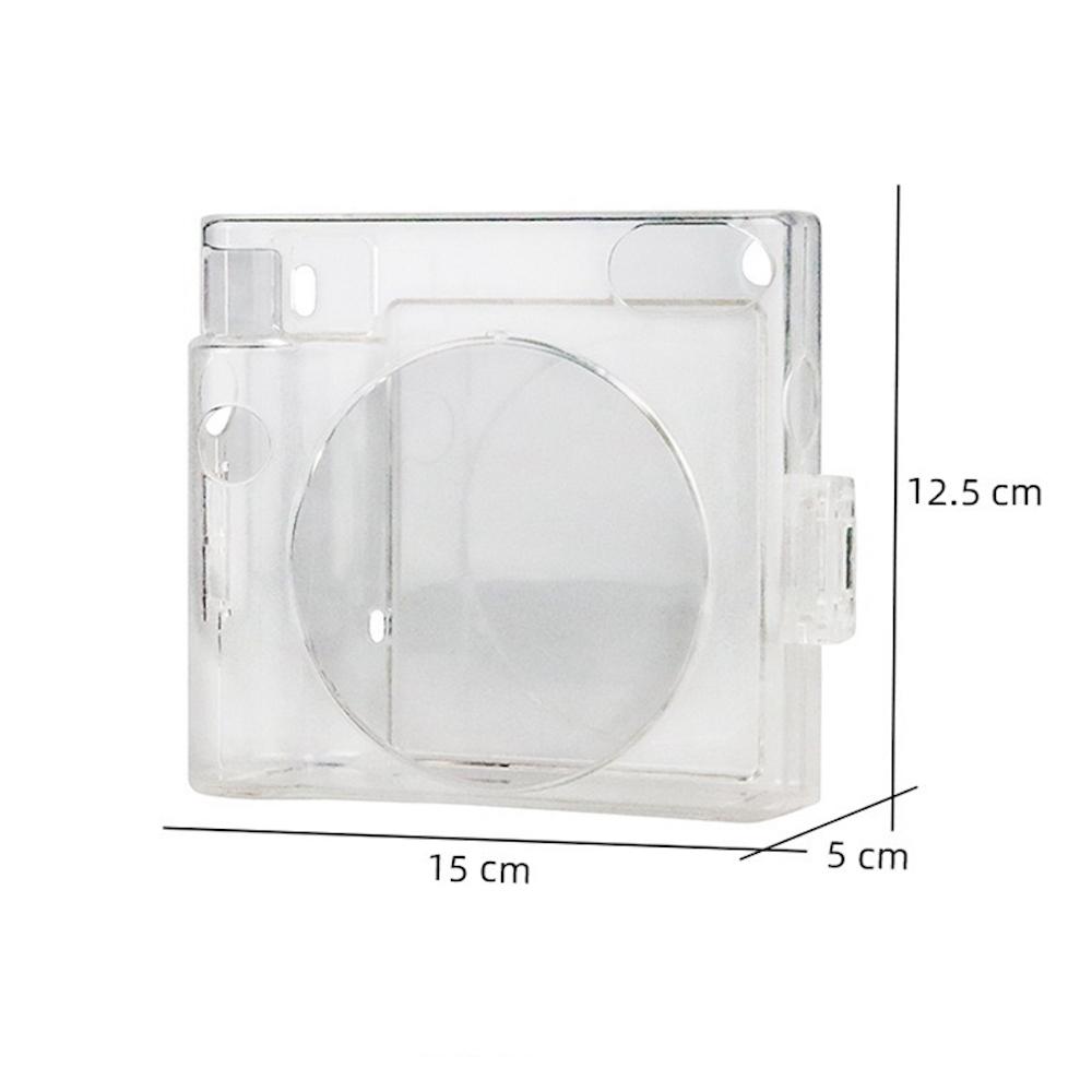 [Film Lab] Instax Square SQ1 Transparent Case Camera Protective Case with Strap CAA09