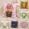 Nordic Midsummer Festival Pillow Case Linen Cushion Covers For Decorative Sofa Home Pillows Case Car Chair Pillows Cases