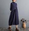 JIYUTOR Turtleneck Long Loose Solid Plus Long Dress for and Winter Women's Dress, Sleeve, Knee-Length, Fit, Color, Simple, Sizes, Slimming, Spring,