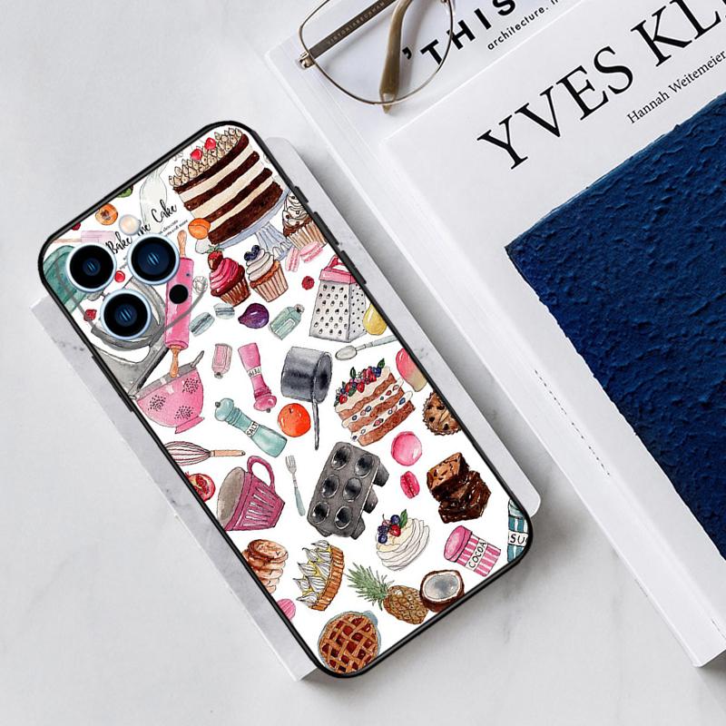 Baking Cook Chef Case For iPhone 17 Air 15 14 13 12 11 16 Pro Max Mini 16 15 Plus 16e Funda Silicone Cover