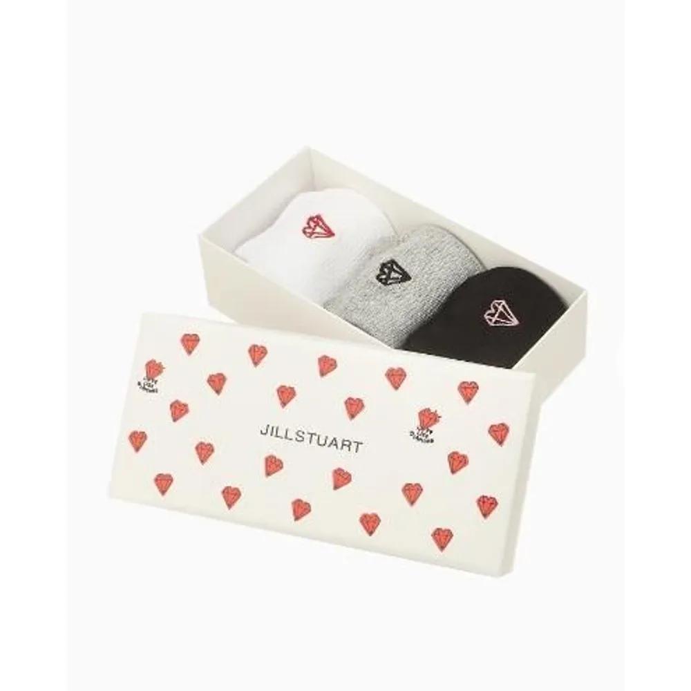 Petit Embroidered Women s Cotton Blend Mid-calf Socks 3-Piece Set JASS2F102