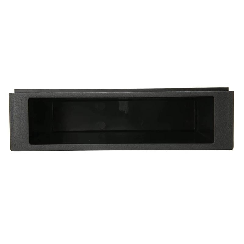 New for Stereo Radio Universal Car Double 1 Din Dash Cup Holder Storage Box Plastic
