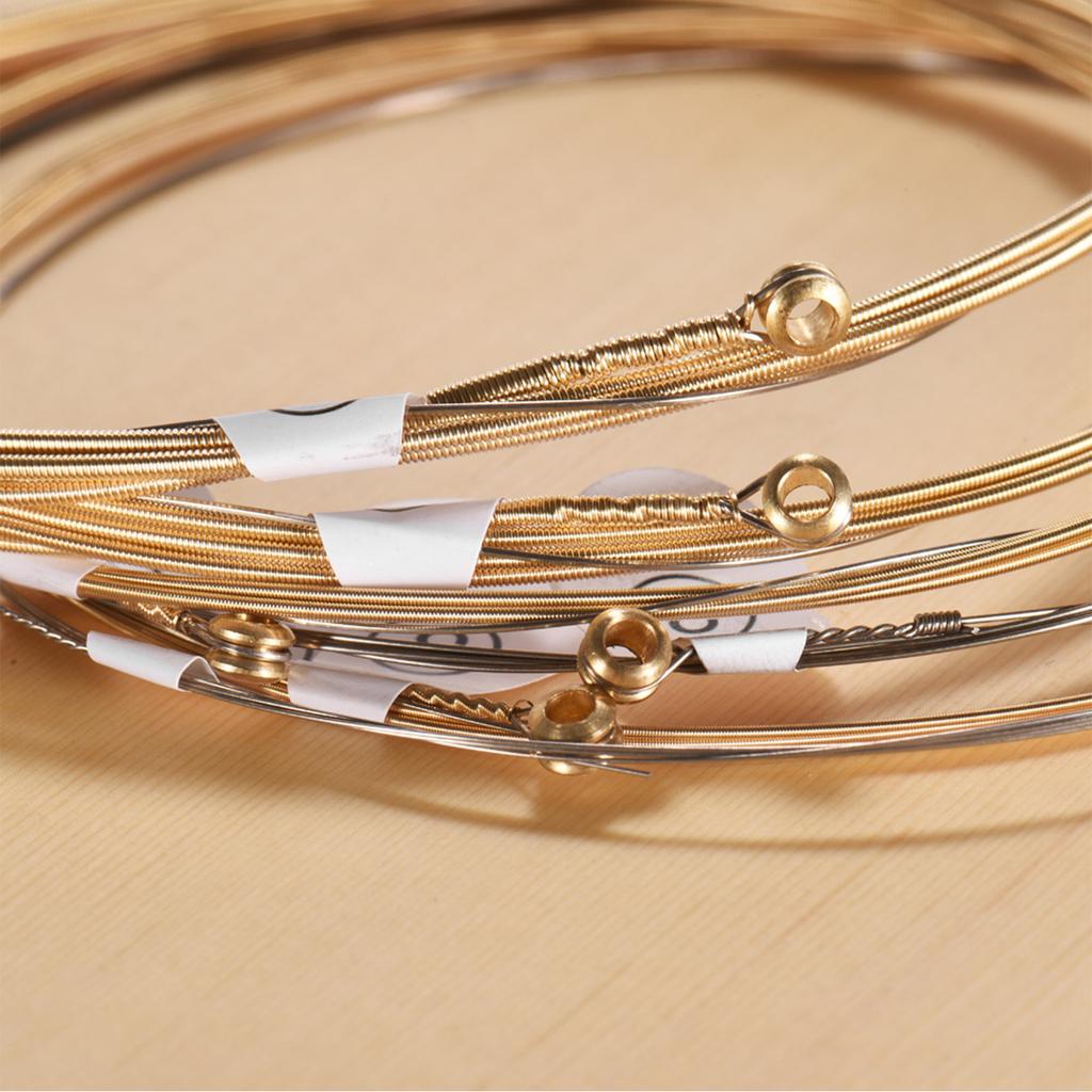 ZIKO DCZ 010 Extra Light Acoustic Guitar Strings Hexagon Alloy Wire Brass Wound Corrosion Resistant 6 Strings Set