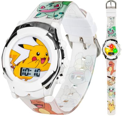 Ρολόι Quartz με Ελαστικό Μέγεθος 13 Λουράκι Pokémon για Αγόρια, Πολύχρωμο, (Μοντέλο POK4240AZ)