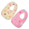 2/5Pcs Baby Cartoon Snap Waterproof Bib Super Soft Baby Bib Newborn Crystal Velvet Saliva Towel