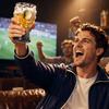 Voetbal Trofee Bierglas 400ml Inhoud Hoge Trofee