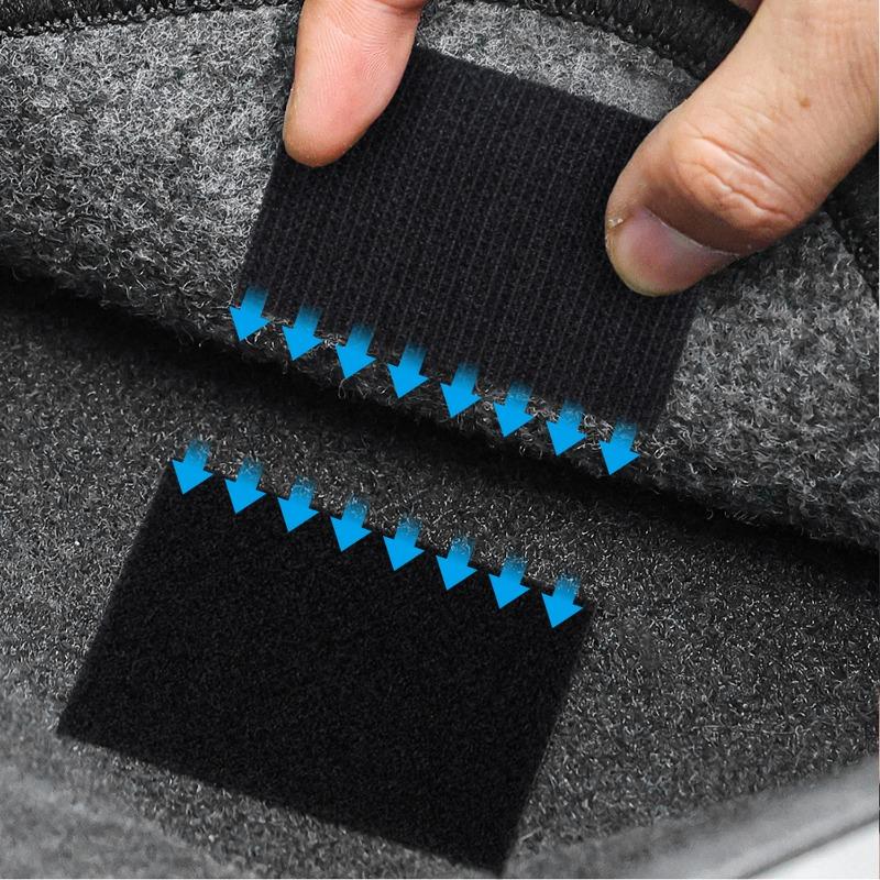 Car Foot Mats Anti-slip Fixed Stickers Self- Adhesive Fixing Invisible Tape Carpet Mat Fixed Stickers Accessories