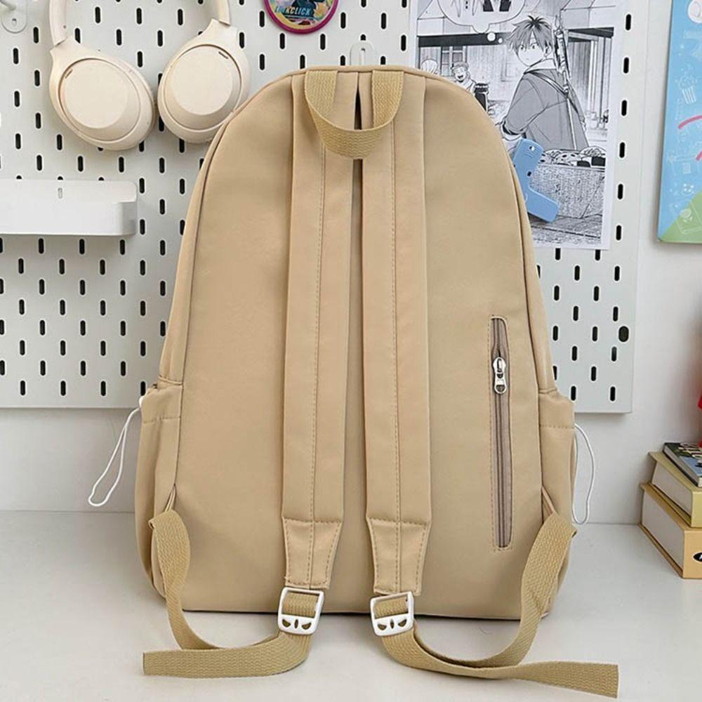 Large Capacity Capybara Backpack Adjustable Shoulder Straps Children Bookbag  Kids